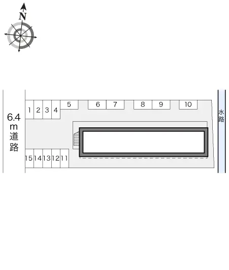 ★手数料０円★七尾市藤橋町　月極駐車場（LP）
